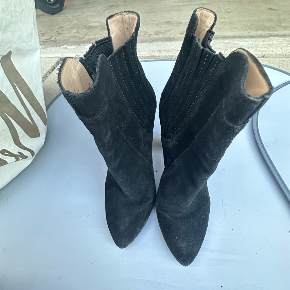 Black Suede Women's Boots